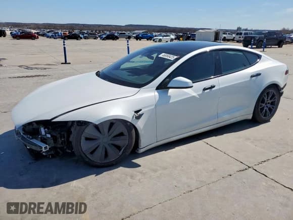 ✅ 2021 Tesla Model S Long Range • VIN: 5YJSA1E55MF441047 • Lot: 46850425. Listed on Copart with 28,149 mi. Free auction sales archive from the USA and detailed vehicle history report at DreamBid. Image 1.