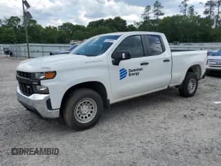 ✅ 2021 Chevrolet Silverado 1500 Work Truck • VIN: 1GCRWAEF4MZ389851 • Lot: 54560565. Listed on Copart with 105,924 mi. Free auction sales archive from the USA and detailed vehicle history report at DreamBid. Image 1.