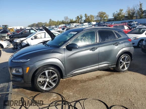 ✅ 2019 Hyundai Kona Ultimate • VIN: KM8K53A54KU238110 • Лот: 69521943. Опубликован ранее на Copart с пробегом 22 985 миль. Бесплатный доступ к архиву аукционных продаж из США и подробный отчёт об истории автомобиля на DreamBid. Изображение 1.