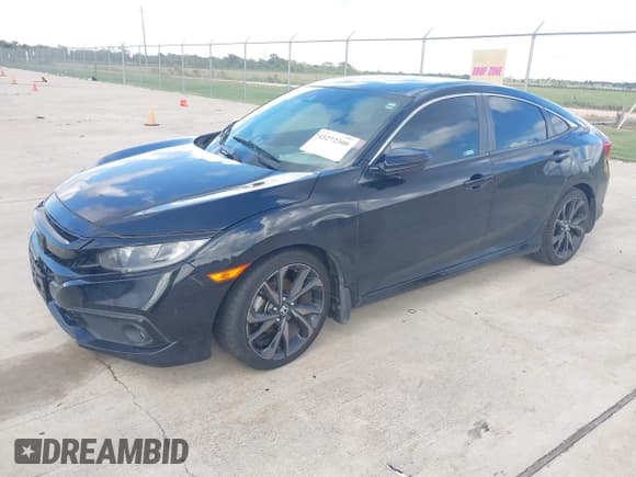 ✅ 2019 Honda Civic Sport • VIN: 19XFC2F86KE038028 • Lot: 43272300. Wystawiony na IAAI z przebiegiem 83 049 mil. Bezpłatny archiwum sprzedaży aukcyjnych z USA i szczegółowy raport historii pojazdu na DreamBid. Zdjęcie 2.