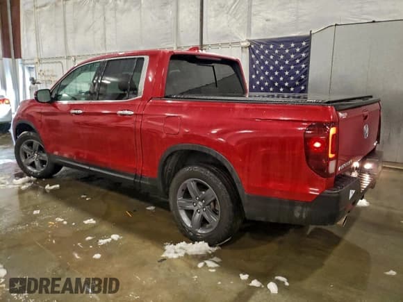 ✅ 2021 Honda Ridgeline RTL-E • VIN: 5FPYK3F78MB019462 • Lot: 94321935. Listed on Copart with 29,105 mi. Free auction sales archive from the USA and detailed vehicle history report at DreamBid. Image 2.