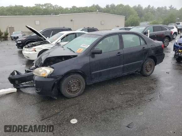 ✅ 2005 Toyota Corolla LE • VIN: 2T1BR32EX5C472230 • Lot: 95486615. Listed on Copart with Not provided. Free auction sales archive from the USA and detailed vehicle history report at DreamBid. Image 1.