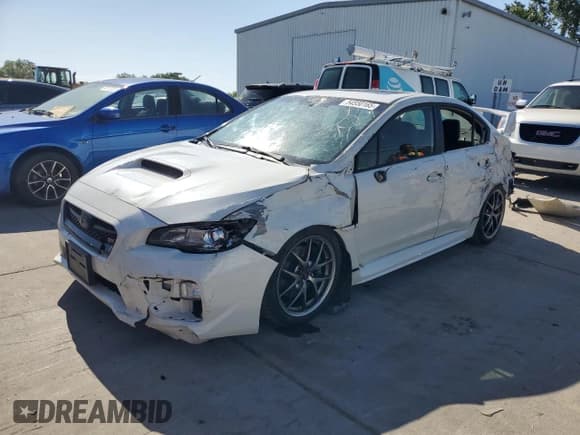 ✅ 2017 Subaru WRX STI Limited • VIN: JF1VA2Y68H9808388 • Lot: 54550165. Listed on Copart with 53,348 mi. Free auction sales archive from the USA and detailed vehicle history report at DreamBid. Image 1.