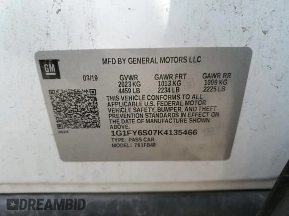 ✅ 2019 Chevrolet Bolt EV LT • VIN: 1G1FY6S07K4135466 • Lot: 45850195. Wystawiony na Copart z przebiegiem 24 966 mil. Bezpłatny archiwum sprzedaży aukcyjnych z USA i szczegółowy raport historii pojazdu na DreamBid. Zdjęcie 13.