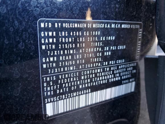 ✅ 2025 Volkswagen Taos SE • VIN: 3VVSC7B22SM044946 • Лот: 92532525. Опубликован ранее на Copart с пробегом 9 639 миль. Бесплатный доступ к архиву аукционных продаж из США и подробный отчёт об истории автомобиля на DreamBid. Изображение 13.