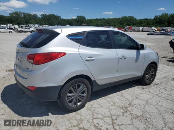 2014 Hyundai Tucson GLS z VIN KM8JTCAF5EU819405, wystawiony jako Copart lot #56384534 z przebiegiem 103 075 mil mil oraz Szkoda całkowita • Salvage title. Historia ofert i sprzedaży dostępna na DreamBid. Obrazek 3.