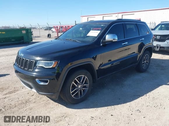 ✅ 2018 Jeep Grand Cherokee Limited • VIN: 1C4RJEBG9JC140690 • Lot: 43428301. Listed on IAAI with 147,481 mi. Free auction sales archive from the USA and detailed vehicle history report at DreamBid. Image 2.