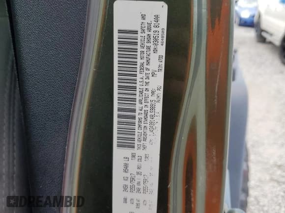 ✅ 2008 Jeep Wrangler Unlimited X • VIN: 1J4GA39148L598915 • Lot: 63050455. Listed on Copart with 151,598 mi. Free auction sales archive from the USA and detailed vehicle history report at DreamBid. Image 12.