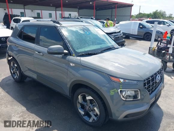 ✅ 2021 Hyundai Venue SEL • VIN: KMHRC8A33MU082855 • Lot: 42055518. Listed on IAAI with 58,949 mi. Free auction sales archive from the USA and detailed vehicle history report at DreamBid. Image 1.