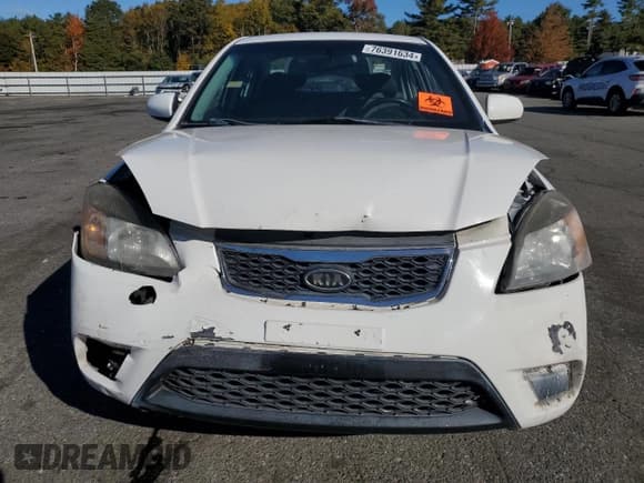 ✅ 2011 Kia Rio LX • VIN: KNADH4A31B6948446 • Lot: 76391634. Listed on Copart with 203,358 mi. Free auction sales archive from the USA and detailed vehicle history report at DreamBid. Image 5.