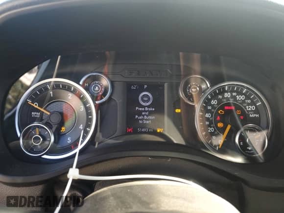 2022 Ram 1500 Big Horn с VIN 1C6SRFBM1NN172427, выставлен на аукционе Copart как лот 82854104 с пробегом 51 493 миль миль и Списание • Salvage title. История ставок и продаж доступна на DreamBid. Изображение 9.