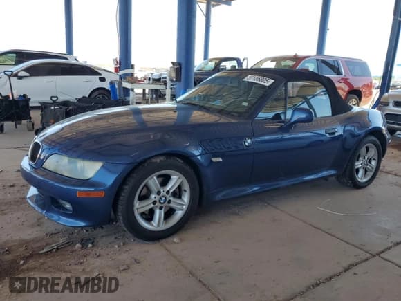 ✅ 2002 BMW Z3 2.5 • VIN: 4USCN33432LM06882 • Лот: 57186805. Опубликован ранее на Copart с пробегом 117 834 миль. Бесплатный доступ к архиву аукционных продаж из США и подробный отчёт об истории автомобиля на DreamBid. Изображение 1.