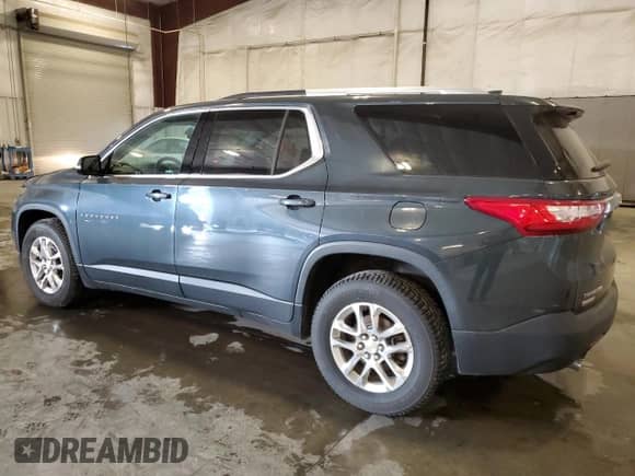 2018 Chevrolet Traverse LT Cloth z VIN 1GNERGKW0JJ218304, wystawiony jako Copart lot #84930735 z przebiegiem 64 768 mil mil oraz Szkoda całkowita • Salvage title. Historia ofert i sprzedaży dostępna na DreamBid. Obrazek 2.