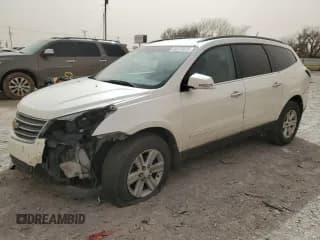 ✅ 2013 Chevrolet Traverse LT • VIN: 1GNKRJKD5DJ129895 • Lot: 49173225. Wystawiony na Copart z przebiegiem 210 014 mil. Bezpłatny archiwum sprzedaży aukcyjnych z USA i szczegółowy raport historii pojazdu na DreamBid. Zdjęcie 1.