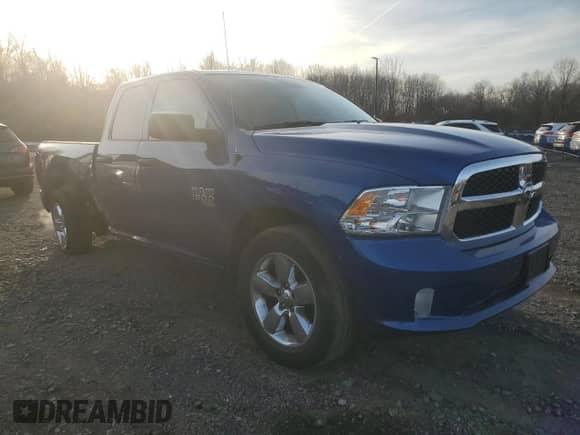 2019 Ram 1500 Express with VIN 1C6RR7FGXKS643366, listed as a Copart auction lot 86594144 with 52,621 mi miles and Salvage title. Bid and sale history available at DreamBid. Image 4.