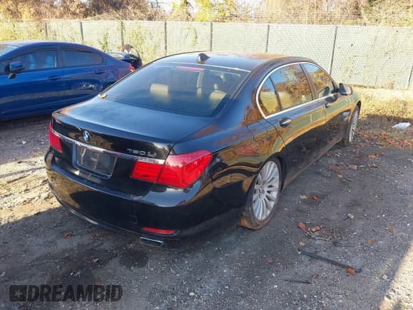 ✅ 2012 BMW 7 Series 750Li xDrive • VIN: WBAKC8C53CC435889 • Lot: 43689503. Listed on IAAI with 73,501 mi. Free auction sales archive from the USA and detailed vehicle history report at DreamBid. Image 4.