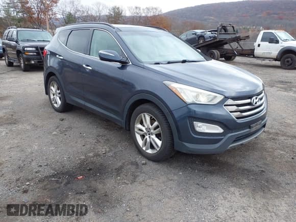 ✅ 2014 Hyundai Santa Fe • VIN: 5XYZWDLA8EG174613 • Лот: 43680209. Опубликован ранее на IAAI с пробегом 269 810 миль. Бесплатный доступ к архиву аукционных продаж из США и подробный отчёт об истории автомобиля на DreamBid. Изображение 1.
