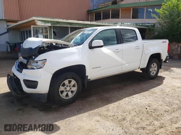 ✅ 2019 Chevrolet Colorado 4WD Work Truck • VIN: 1GCGTBEN5K1161432 • Лот: 68864974. Опубликован ранее на Copart с пробегом 83 273 миль. Бесплатный доступ к архиву аукционных продаж из США и подробный отчёт об истории автомобиля на DreamBid. Изображение 1.