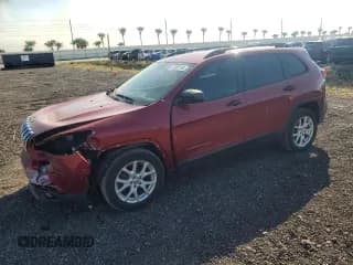 ✅ 2016 Jeep Cherokee Sport • VIN: 1C4PJLAB7GW324650 • Lot: 93236195. Listed on Copart with 29,924 mi. Free auction sales archive from the USA and detailed vehicle history report at DreamBid. Image 1.