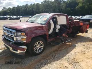 2015 Chevrolet Silverado 1500 LT with VIN 3GCPCREC3FG402807, listed as a Copart auction lot 81625095 with 100,699 mi miles and Salvage title. Bid and sale history available at DreamBid. Image 1.