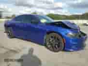 2022 Dodge Charger R/T with VIN 2C3CDXCT7NH157659, listed as a Copart auction lot 85855265 with 49,972 mi miles and Salvage title. Bid and sale history available at DreamBid. Image 4.