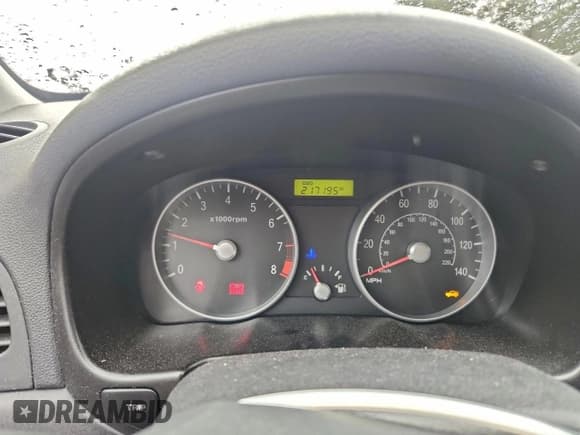 ✅ 2007 Hyundai Accent GS • VIN: KMHCM36C47U041802 • Lot: 94701475. Listed on Copart with 217,195 mi. Free auction sales archive from the USA and detailed vehicle history report at DreamBid. Image 9.