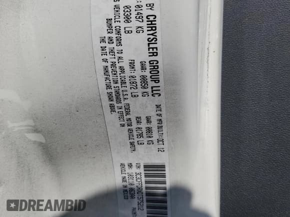 ✅ 2013 FIAT 500 Pop • VIN: 3C3CFFDRXDT575212 • Лот: 92502175. Опубликован ранее на Copart с пробегом 100 916 миль. Бесплатный доступ к архиву аукционных продаж из США и подробный отчёт об истории автомобиля на DreamBid. Изображение 12.