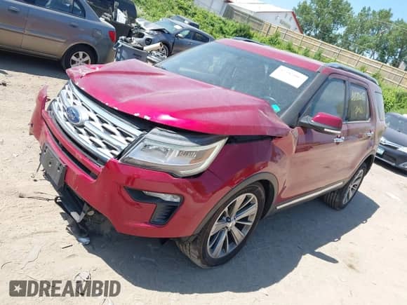2018 Ford Explorer Limited z VIN 1FM5K7F83JGB13662, wystawiony jako IAAI lot #42582005 z przebiegiem 129 544 mil mil oraz . Historia ofert i sprzedaży dostępna na DreamBid. Obrazek 2.