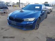 ✅ 2021 BMW 5 Series M550i xDrive • VIN: WBA13BK0XMCG75802 • Lot: 41503977. Listed on IAAI with 20,741 mi. Free auction sales archive from the USA and detailed vehicle history report at DreamBid. Image 2.