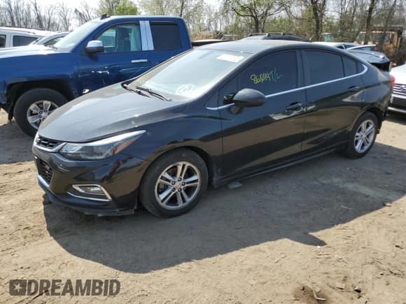 ✅ 2016 Chevrolet Cruze LT • VIN: 1G1BE5SM3G7327462 • Lot: 47149323. Listed on Copart with 86,014 mi. Free auction sales archive from the USA and detailed vehicle history report at DreamBid. Image 1.