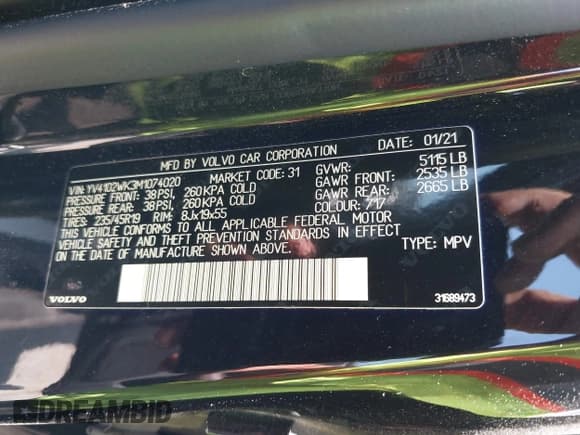 ✅ 2021 Volvo V60 • VIN: YV4102WK3M1074020 • Lot: 42823332. Wystawiony na IAAI z przebiegiem 31 166 mil. Bezpłatny archiwum sprzedaży aukcyjnych z USA i szczegółowy raport historii pojazdu na DreamBid. Zdjęcie 9.