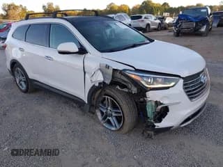 ✅ 2017 Hyundai Santa Fe Limited Ultimate • VIN: KM8SR4HF5HU243916 • Lot: 43512260. Listed on IAAI with 100,977 mi. Free auction sales archive from the USA and detailed vehicle history report at DreamBid. Image 1.