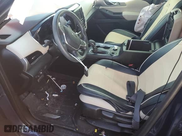 2023 Chevrolet Traverse LS с VIN 1GNEVFKW5PJ287889, выставлен на аукционе Copart как лот 80358015 с пробегом 27 463 миль миль и Списание • Salvage title. История ставок и продаж доступна на DreamBid. Изображение 7.
