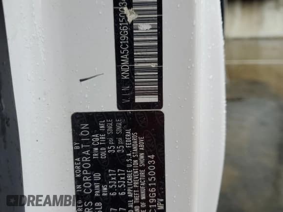 ✅ 2016 Kia Sedona L • VIN: KNDMA5C19G6150034 • Lot: 91915345. Wystawiony na Copart z przebiegiem 102 501 mil. Bezpłatny archiwum sprzedaży aukcyjnych z USA i szczegółowy raport historii pojazdu na DreamBid. Zdjęcie 13.