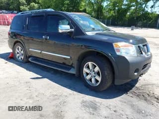 ✅ 2012 Nissan Armada SV • VIN: 5N1BA0ND5CN613848 • Lot: 42321947. Listed on IAAI with 201,102 mi. Free auction sales archive from the USA and detailed vehicle history report at DreamBid. Image 1.