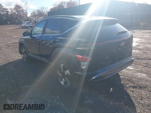 ✅ 2024 Hyundai Kona Limited • VIN: KM8HECA37RU023582 • Lot: 43635726. Listed on IAAI with 15,899 mi. Free auction sales archive from the USA and detailed vehicle history report at DreamBid. Image 3.