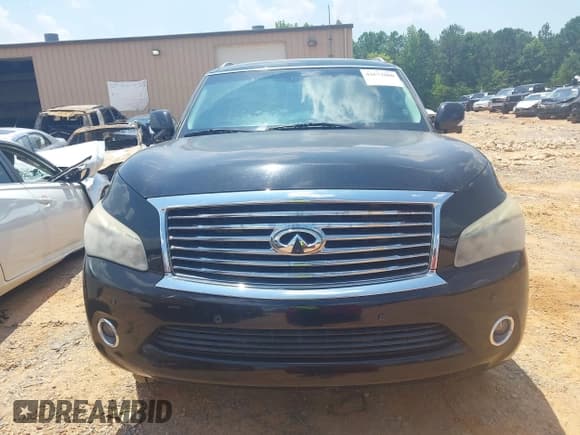 ✅ 2014 Infiniti QX80 • VIN: JN8AZ2NF7E9555585 • Lot: 42672800. Listed on IAAI with 138,775 mi. Free auction sales archive from the USA and detailed vehicle history report at DreamBid. Image 12.
