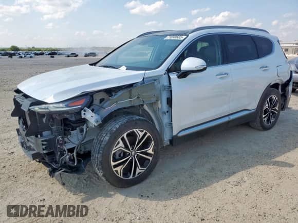 2020 Hyundai Santa Fe SEL with VIN 5NMS33AA5LH193226, listed as a Copart auction lot 71690665 with 70,581 mi miles and Salvage title. Bid and sale history available at DreamBid. Image 1.