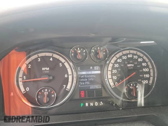 2010 Dodge 1500 Laramie with VIN 1D7RV1CT6AS103097, listed as a Copart auction lot 73565304 with 89,378 mi miles and Salvage title. Bid and sale history available at DreamBid. Image 9.