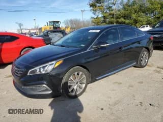 ✅ 2015 Hyundai Sonata Sport • VIN: 5NPE34AF5FH062917 • Lot: 42027853. Listed on Copart with Not provided. Free auction sales archive from the USA and detailed vehicle history report at DreamBid. Image 1.