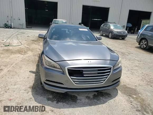 2015 Hyundai Genesis 3.8L with VIN KMHGN4JE4FU091224, listed as a Copart auction lot 69748745 with 144,775 mi miles and Salvage title. Bid and sale history available at DreamBid. Image 13.