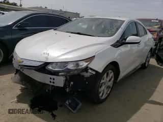 2018 Chevrolet Volt Premier with VIN 1G1RD6S5XJU136288, listed as a Copart auction lot 47532343 with 52,843 mi miles and . Bid and sale history available at DreamBid. Image 1.