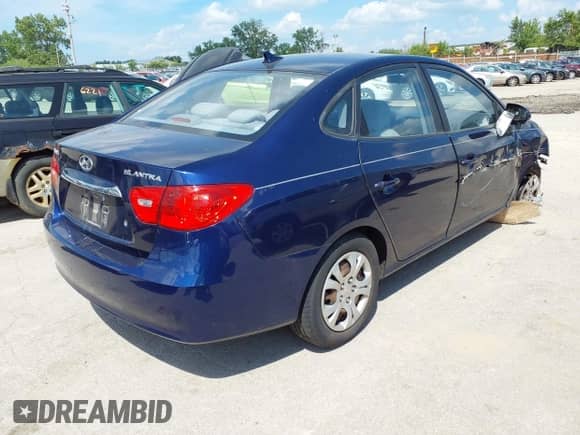 2010 Hyundai Elantra SE with VIN KMHDU4AD5AU866068, listed as a IAAI auction lot 42936564 with 145,643 mi miles and . Bid and sale history available at DreamBid. Image 4.