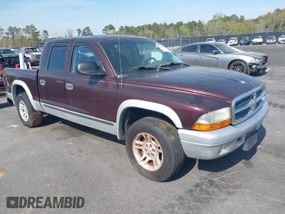 ✅ 2004 Dodge Dakota SLT • VIN: 1D7HL48N74S586018 • Lot: 41910755. Listed on IAAI with 259,924 mi. Free auction sales archive from the USA and detailed vehicle history report at DreamBid. Image 1.