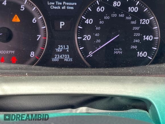 ✅ 2007 Lexus LS 460 • VIN: JTHBL46F275018658 • Lot: 54719195. Listed on Copart with 234,703 mi. Free auction sales archive from the USA and detailed vehicle history report at DreamBid. Image 8.