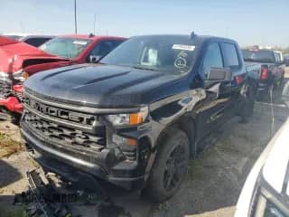 2023 Chevrolet Silverado 1500 Custom z VIN 1GCPDBEK3PZ213815, wystawiony jako Copart lot #67393335 z przebiegiem Nie podano mil oraz Nie do naprawy • Non repairable. Historia ofert i sprzedaży dostępna na DreamBid. Obrazek 1.
