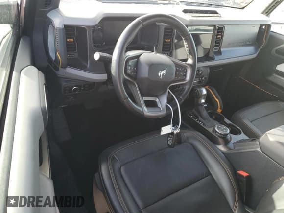 ✅ 2023 Ford Bronco • VIN: 1FMDE5CH4PLB68214 • Lot: 80103624. Listed on Copart with 15,189 mi. Free auction sales archive from the USA and detailed vehicle history report at DreamBid. Image 8.