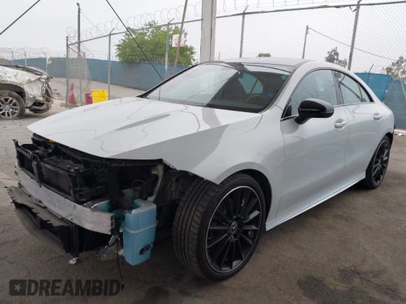 ✅ 2021 Mercedes-Benz CLA 250 • VIN: W1K5J4GBXMN158068 • Lot: 42207475. Listed on IAAI with 39,418 mi. Free auction sales archive from the USA and detailed vehicle history report at DreamBid. Image 2.