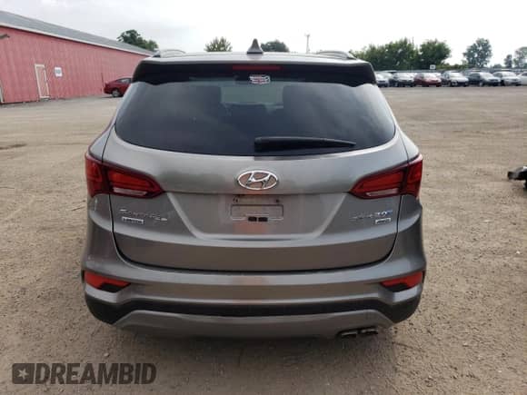 2017 Hyundai Santa Fe 2.0T with VIN 5XYZUDLA1HG403885, listed as a Copart auction lot 65052585 with 172,471 mi miles and Clean title. Bid and sale history available at DreamBid. Image 6.