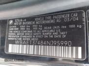 ✅ 2004 BMW 3 Series 325i • VIN: WBAET37484NJ95990 • Lot: 42779657. Listed on IAAI with 188,022 mi. Free auction sales archive from the USA and detailed vehicle history report at DreamBid. Image 9.